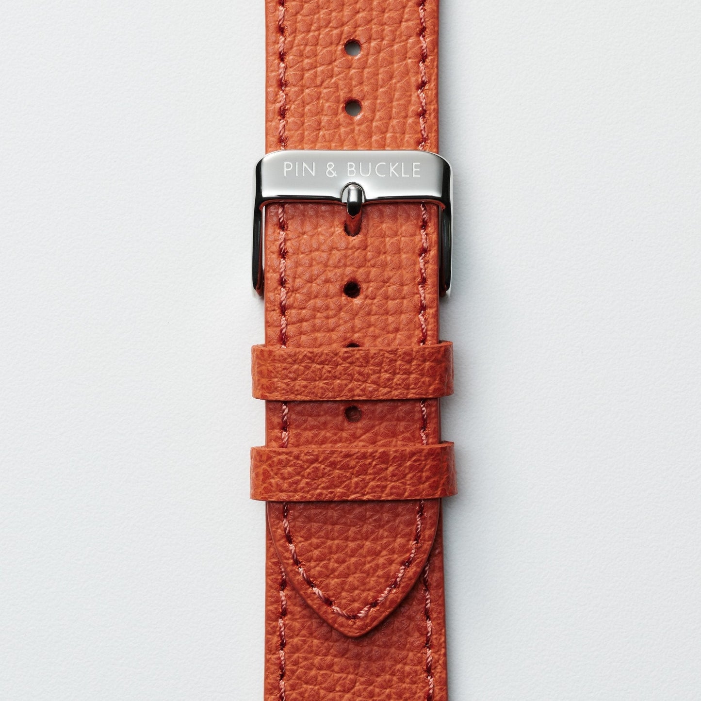 Epsom Lederarmband für Apple Watch - Elegantes Royal Orange Design