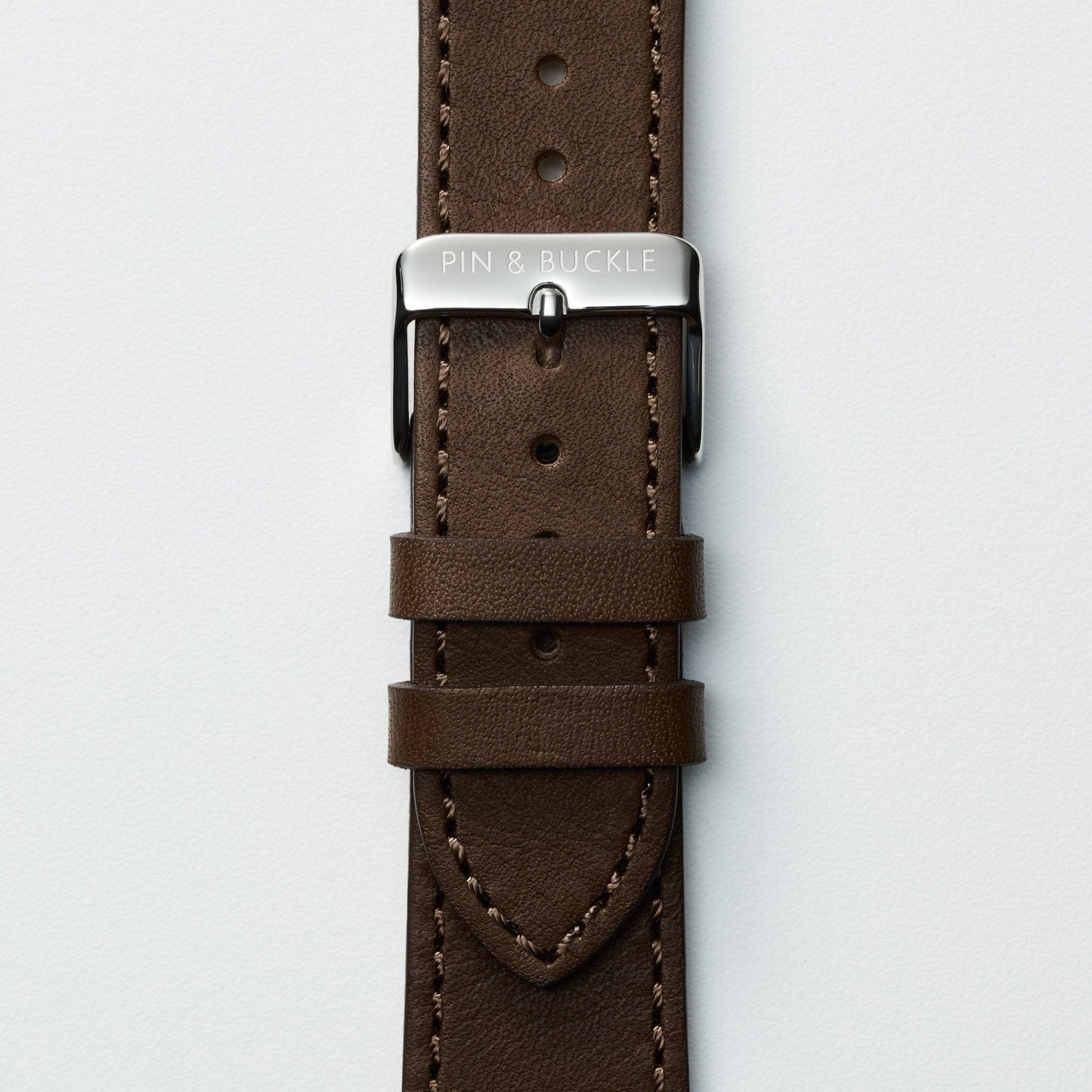 Élégante bandoulière en cuir de luxe pour Apple Watch - Couleur café mocha