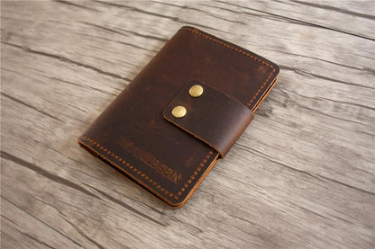 Easy-use Leather Small Refillable Notebook