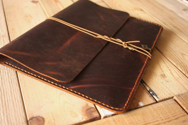 Custom Leather Macbook Pro Laptop Cover