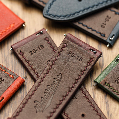 Pasek do zegarka Ravello Tuscan Leather w kolorze Rust - elegancki i trwały styl dla Twojego czasu