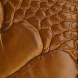 Durbuy Ostrich Leg Handmade Leather Watch Strap - Matt Cognac