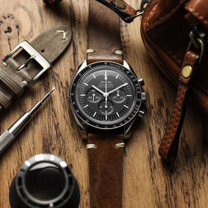 Vintage Cavallo Horse Leather Watch Strap - Brown