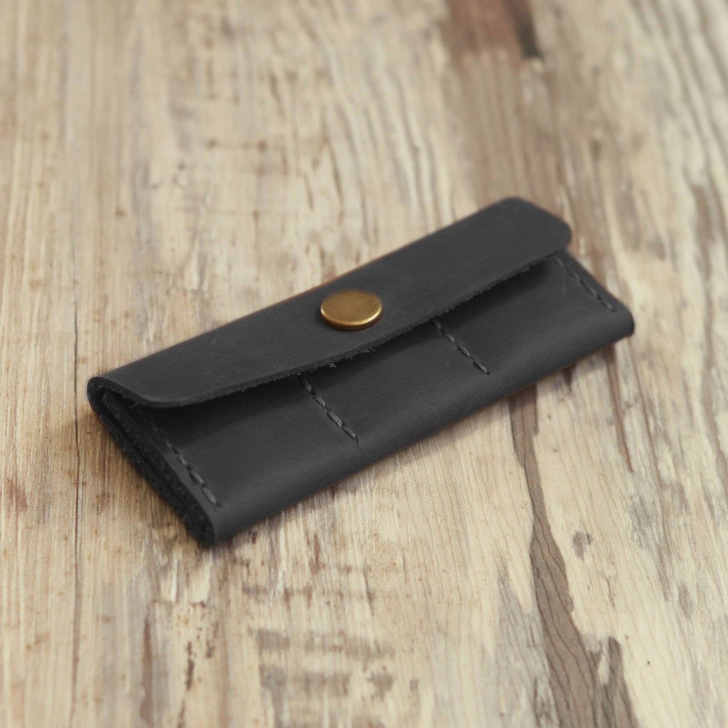 Étui personnalisé pour médiators de guitare, pochette porte-médiators en cuir vieilli, rangement pour 6 médiators – Cadeau parfait pour musiciens de guitare et ukulélés