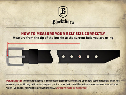 1.75" Extra Wide Blackthorn Belt
