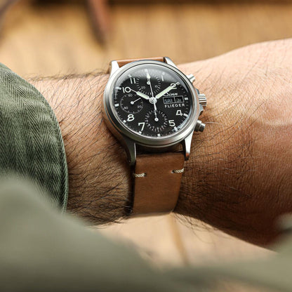 Cromford Horween Shell Cordovan Leather Watch Strap - Elegant Light Brown Finish