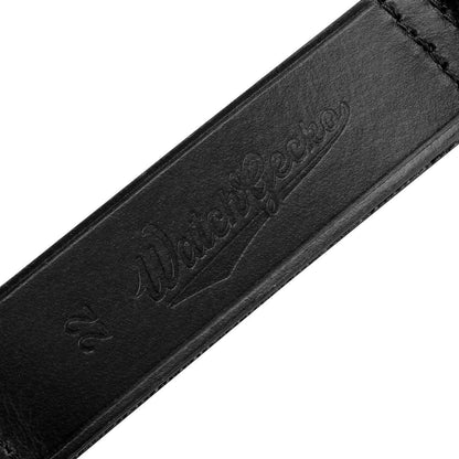 Cambridge Genuine Leather British Military Watch Strap - Black