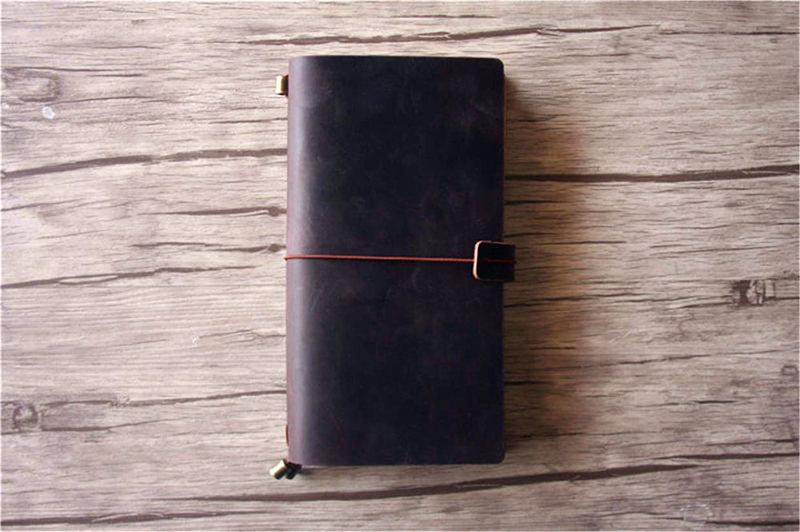 Custom Leather Websters Pages Travelers Notebook