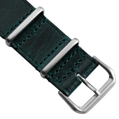 Cambridge Genuine Leather British Military Watch Strap - Vintage Teal