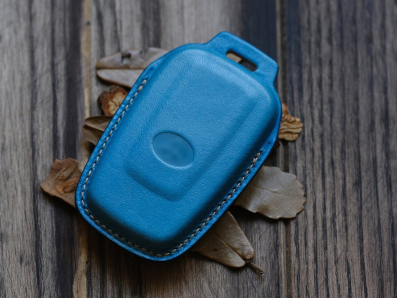 Toyota Avalon, Camry, Corolla, RAV4, ... Key Fob Cover, Leather Protector Case For Keychains Entry Remotes Key Fob Toyota, Gift For Him