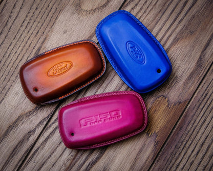 Ford Edge ST Key Fob Cover, Leather Key For Ford Edge ST Ranger Mustang Maverick..., Gift For Him, Gift For Dad, Personalized Gifts
