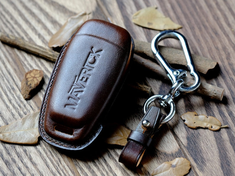 Ford Leather Key Fob Cover| F-Series Key Chain| 23 Ford F150 F250 F350 F450...| Gift For Him| Gift For Dad| Personalized