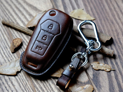 Ford Leather Key Fob Cover| F-Series Key Chain| 23 Ford F150 F250 F350 F450...| Gift For Him| Gift For Dad| Personalized