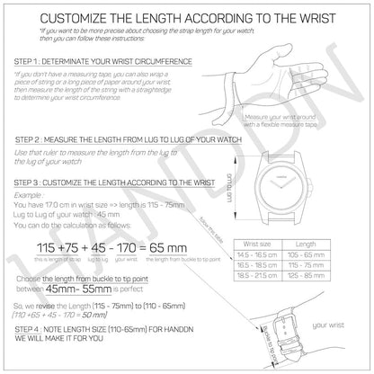 Tricolor Sesame Epsom Leather Watch Strap, Tricolor Sesame Epsom Handmade Watch Strap, Epsom Strap Watch 16mm 18mm 19mm 20mm 21mm