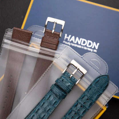 Tricolor Sesame Epsom Leather Watch Strap, Tricolor Sesame Epsom Handmade Watch Strap, Epsom Strap Watch 16mm 18mm 19mm 20mm 21mm