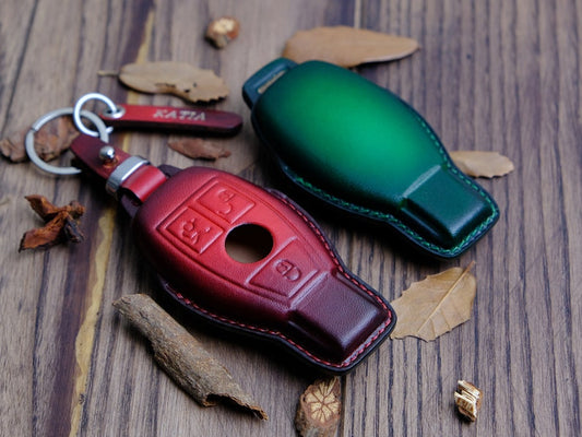 Mercedes E-class Accessories, Leather Key Case For E-class G-class GLA GLC GLK, Gift for Him, Personalized Gift, Mercedes Key Fob Cover