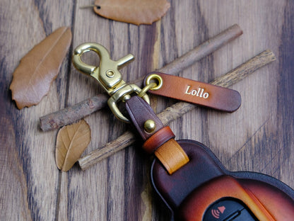 Mini Countryman Key Fob Cover, Leather Key Case For Keyless Entry Remotes Fob Shell Mini Countryman, Mini Cooper Gift for Her