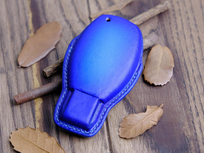 Customized Leather For Mercedes Key Fob Cover, Leather Key Case For S-class E-class G-class GLC GLK, Gift for Him, Mercedes Accessories