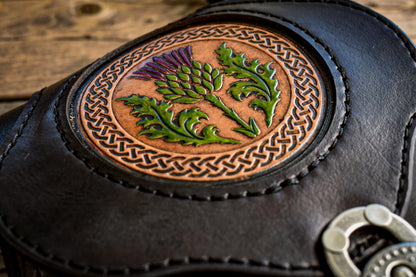 THE BRIGID - Crossbody Bag w/Thistle