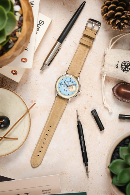 Morellato SCHUMANN Suede Watch Strap - BEIGE