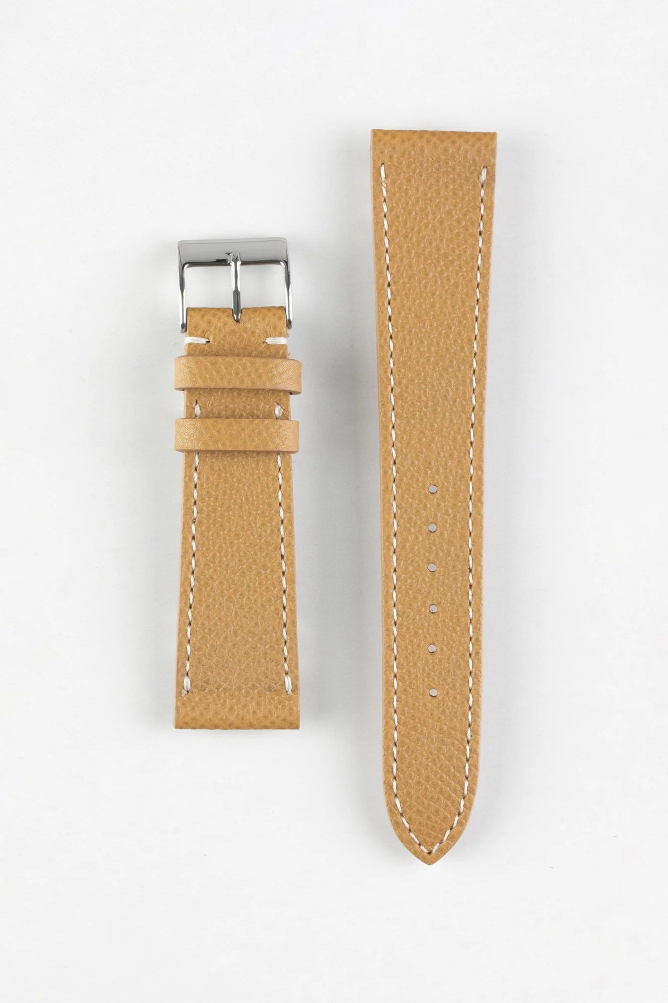 JPM Italian Elegant Print Leather Watch Strap
