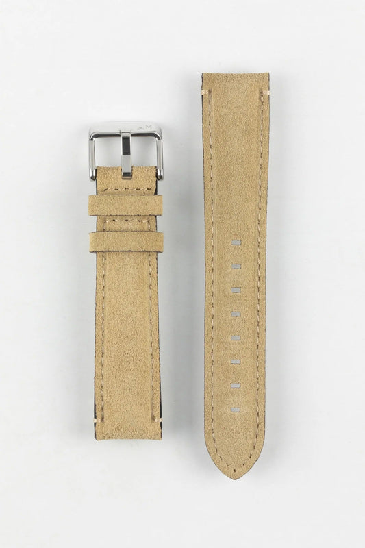 Morellato SCHUMANN Suede Watch Strap - BEIGE