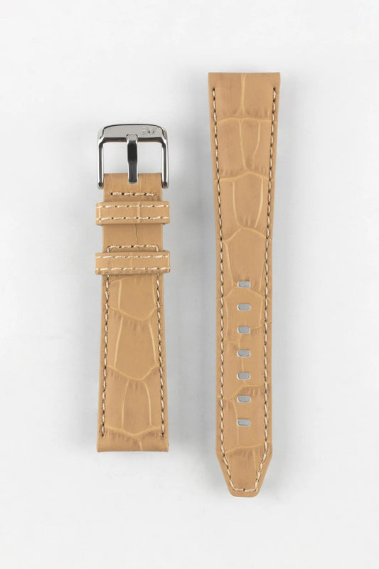 Morellato SOCCER Alligator-Embossed Calfskin Leather Watch Strap