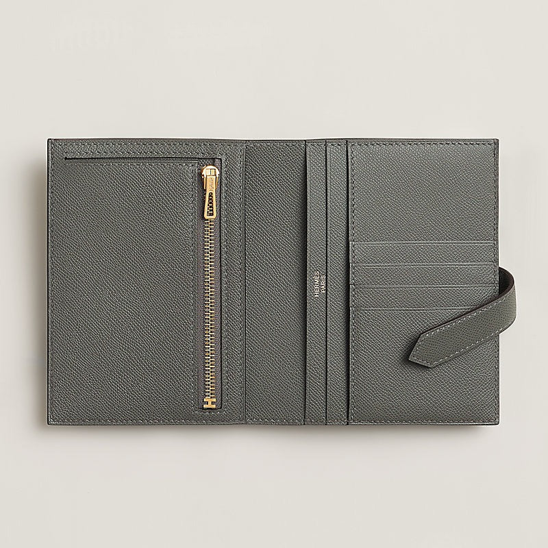 Bearn Compact wallet - Madame calfskin