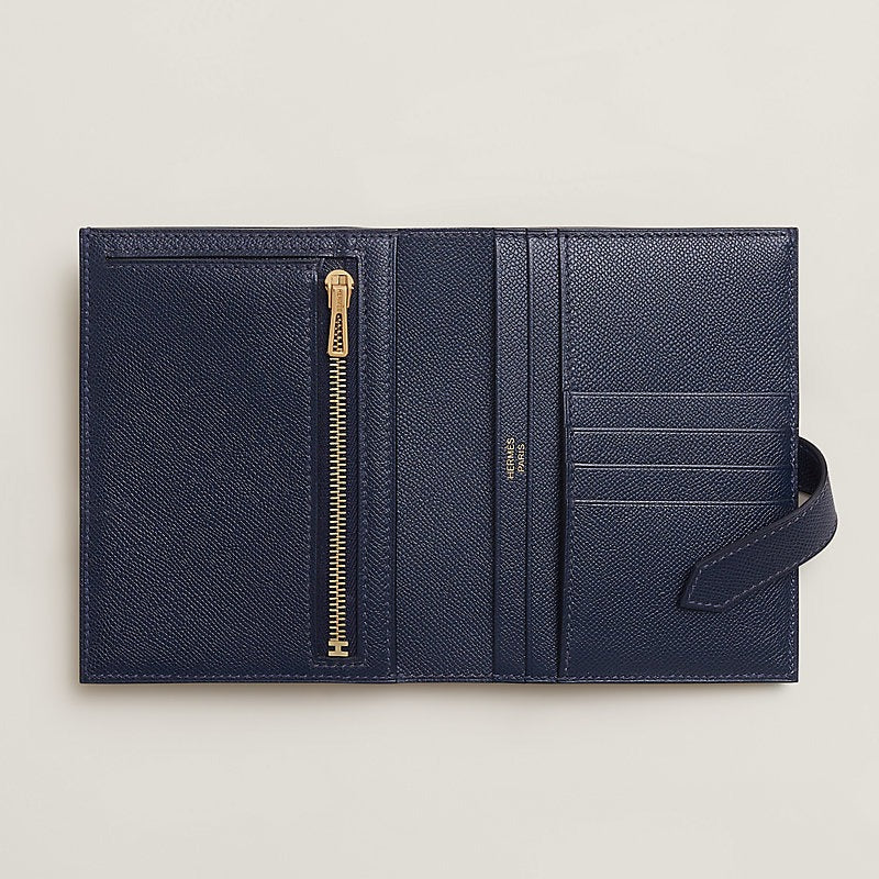 Bearn Compact wallet - Madame calfskin