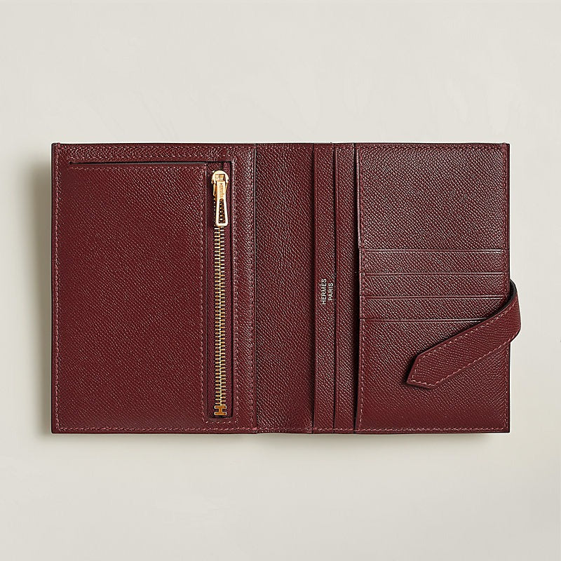 Bearn Compact wallet - Madame calfskin