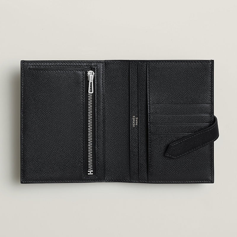 Bearn Compact wallet - Madame calfskin
