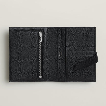 Bearn Compact wallet - Madame calfskin