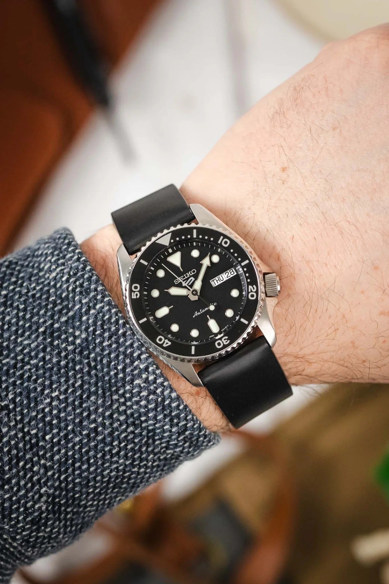 Hirsch PURE Natural Rubber Watch Strap