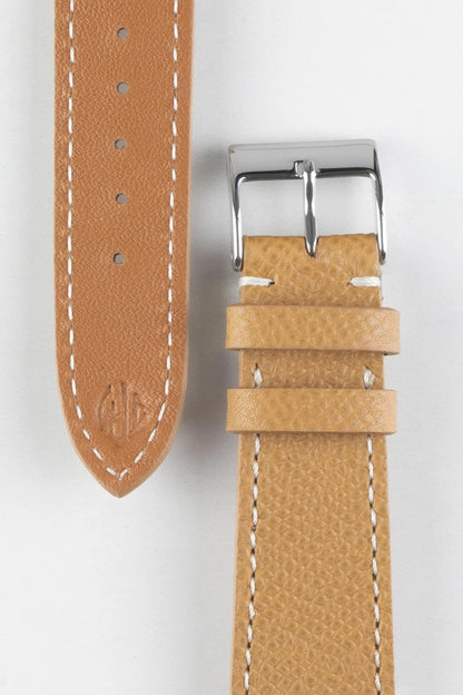JPM Italian Elegant Print Leather Watch Strap