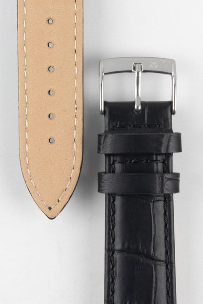 Morellato BOLLE Alligator-Embossed Calfskin Leather Watch Strap