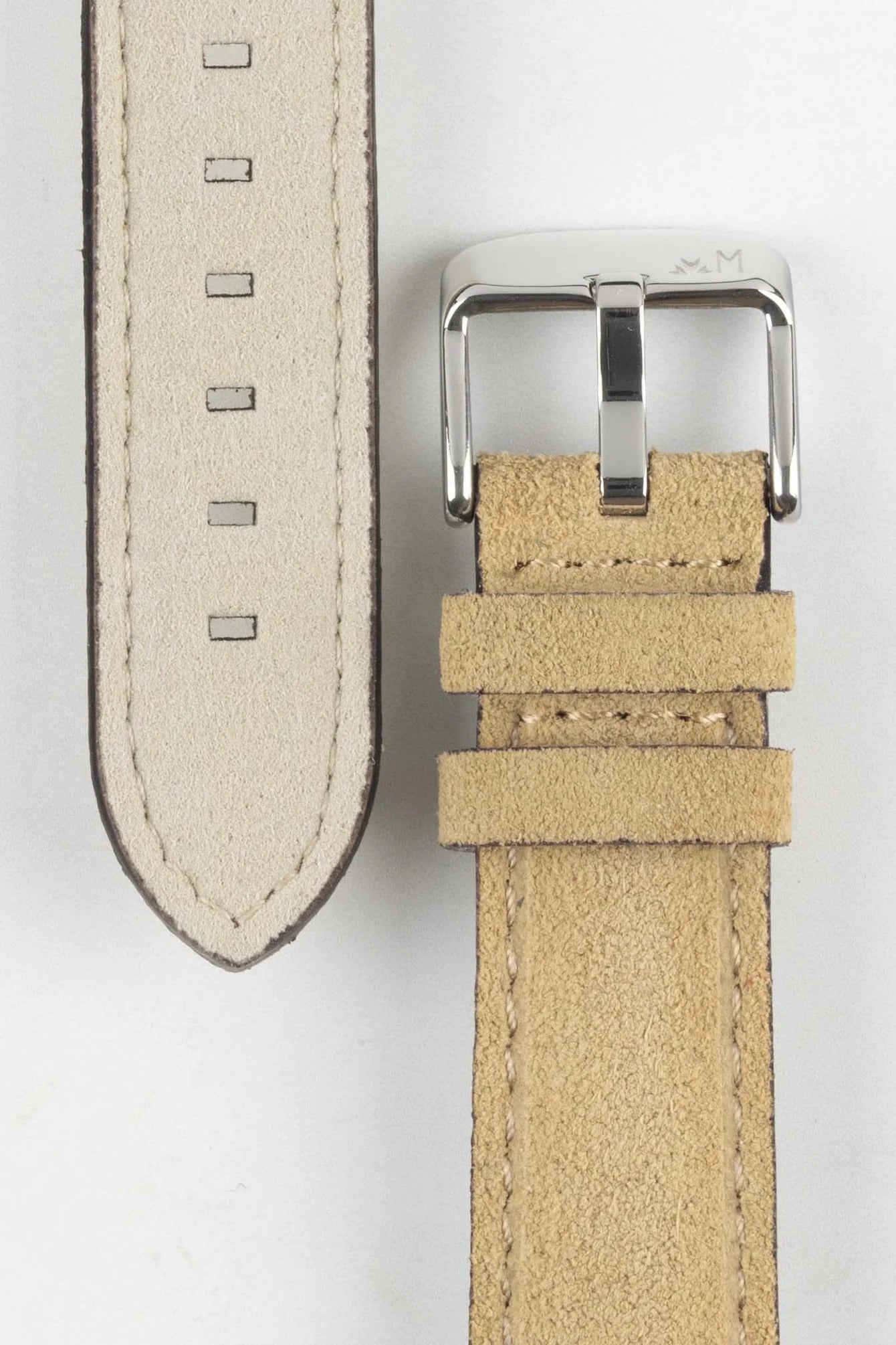 Morellato SCHUMANN Suede Watch Strap - BEIGE
