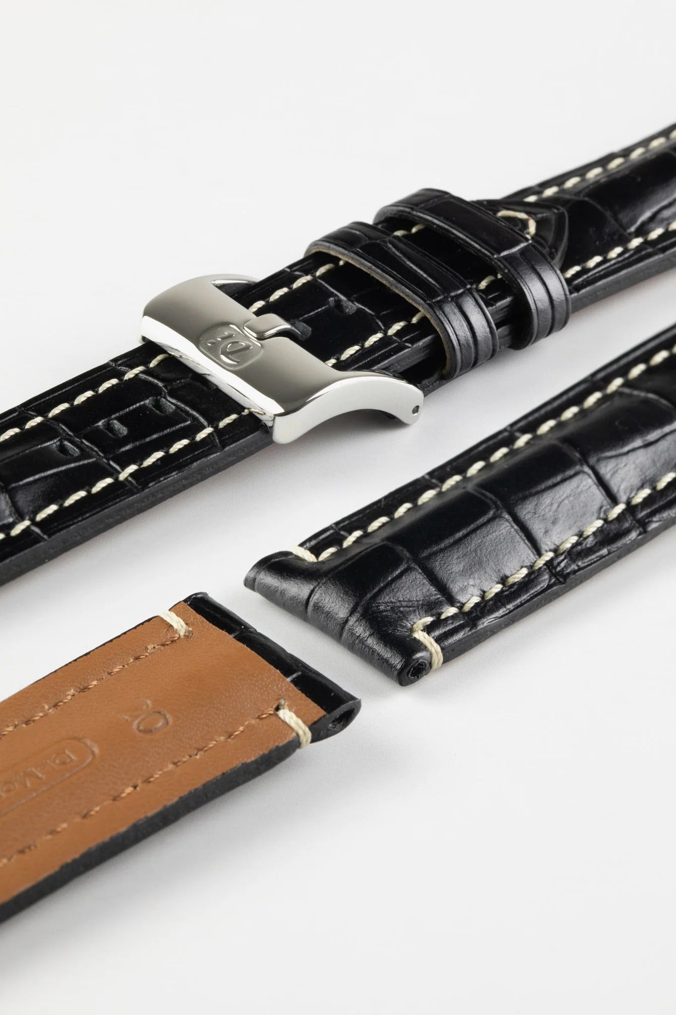 Di-Modell BALI CHRONO Alligator-Embossed Padded Watch Strap