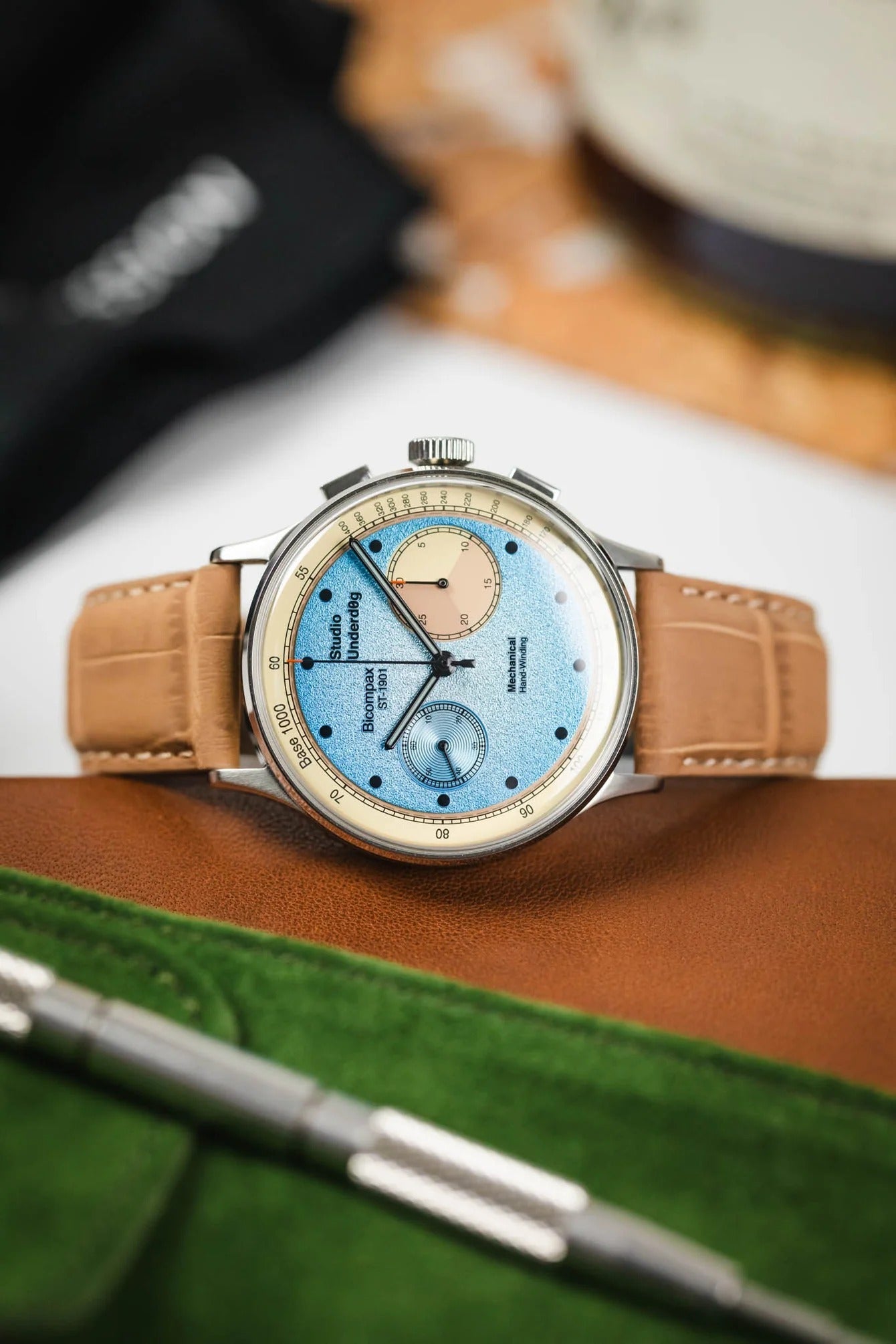 Morellato SOCCER Alligator-Embossed Calfskin Leather Watch Strap