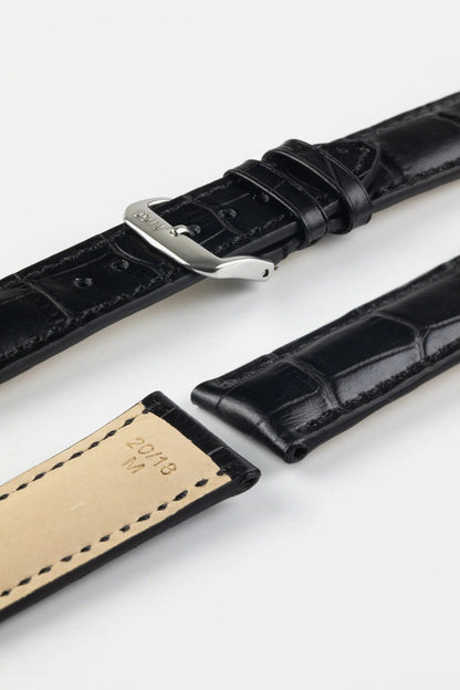 RIOS1931 LOUISIANA Alligator-Embossed Leather Watch Strap