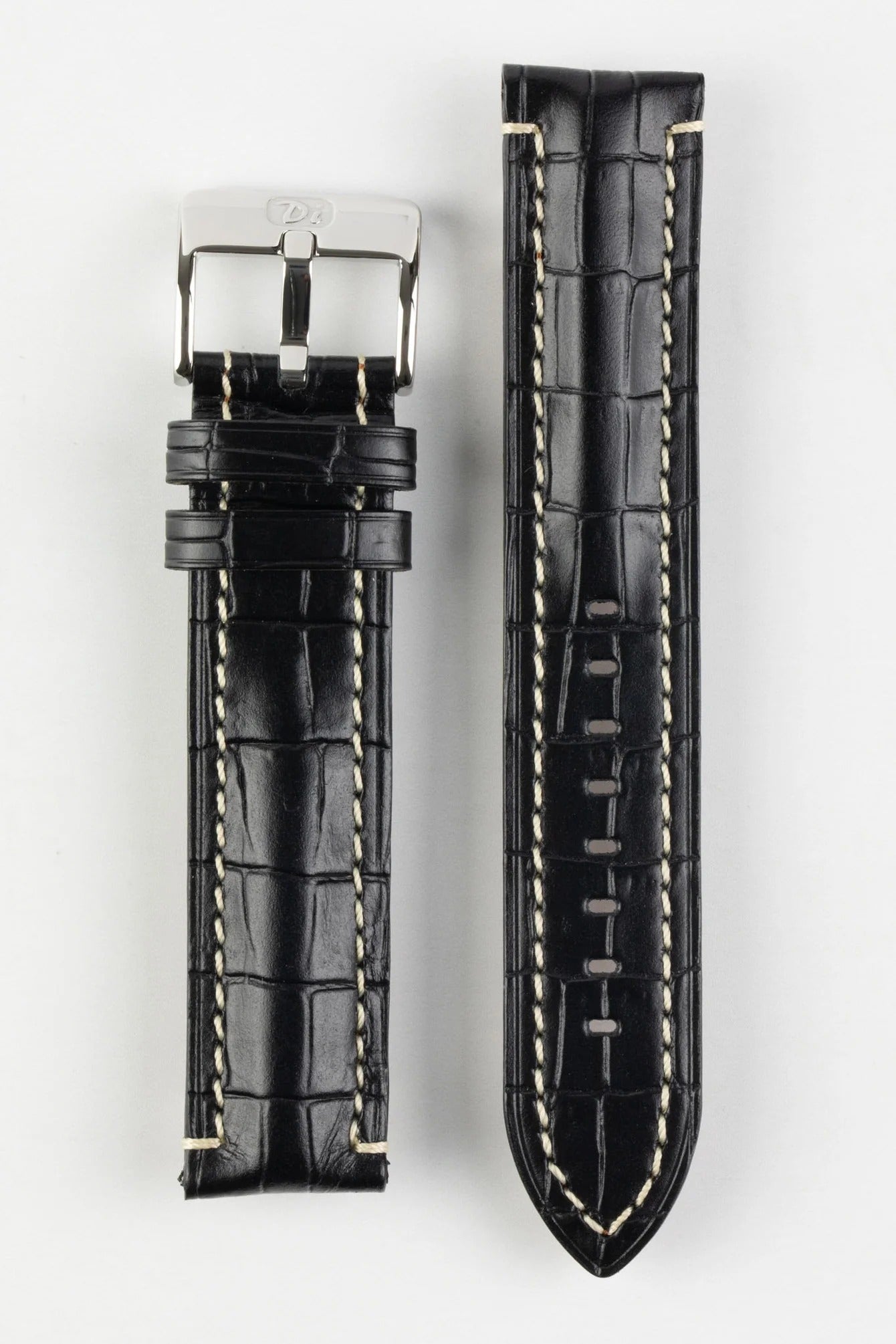 Di-Modell BALI CHRONO Alligator-Embossed Padded Watch Strap
