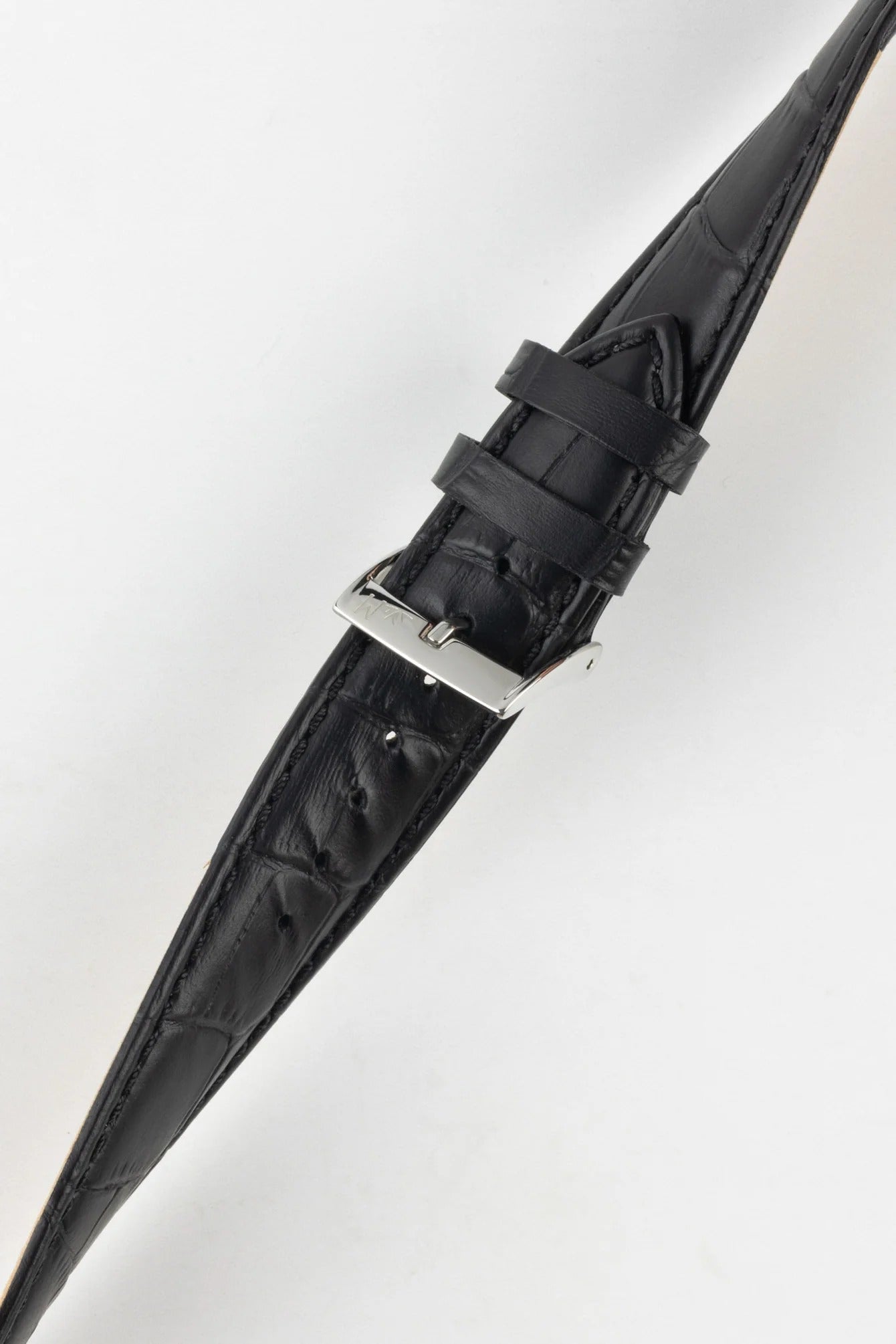 Morellato BOLLE Alligator-Embossed Calfskin Leather Watch Strap