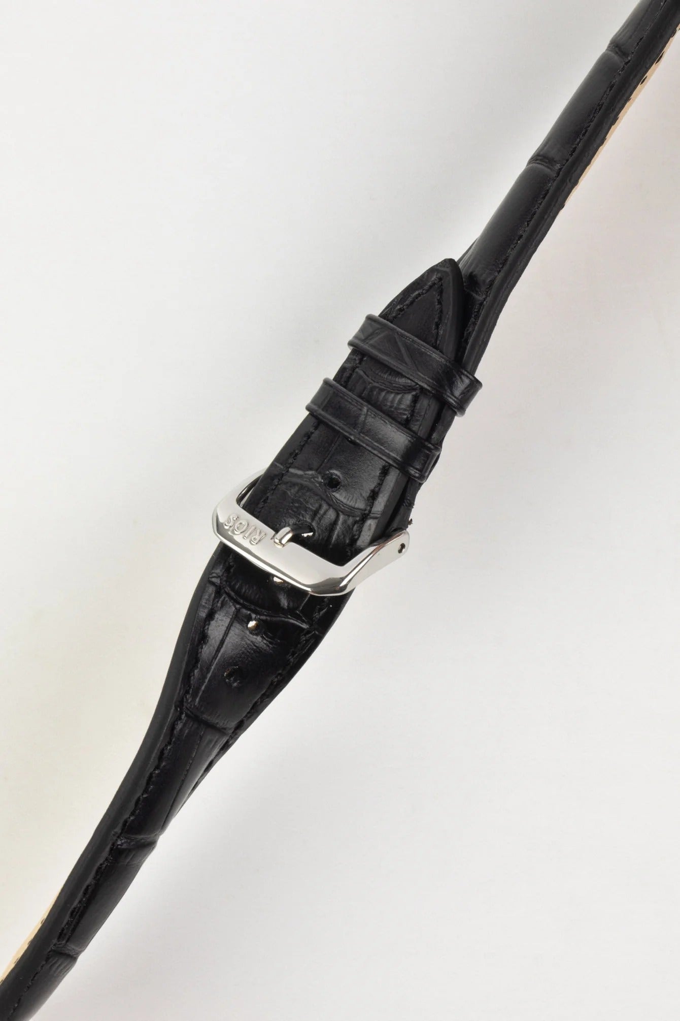 RIOS1931 LOUISIANA Alligator-Embossed Leather Watch Strap