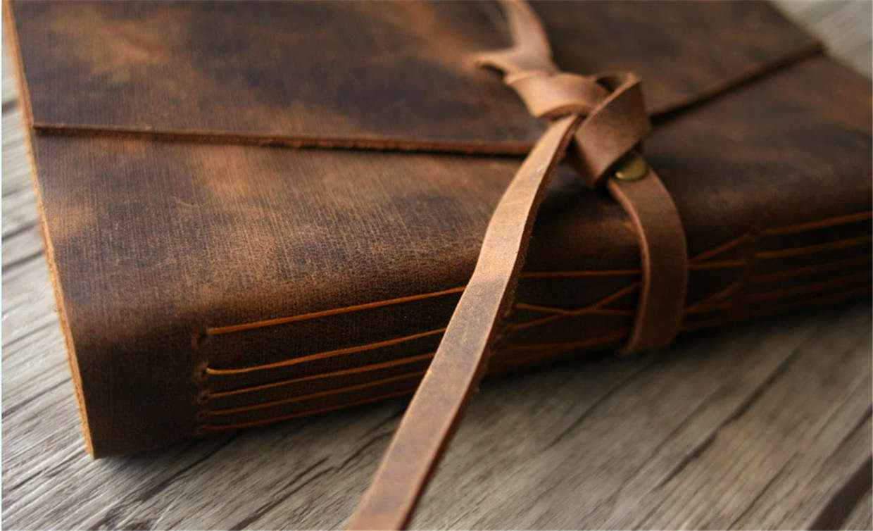 Distressed Mens Leather Journal