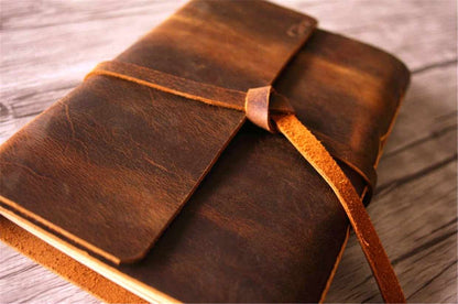 Rustic Embossed Leather Journal
