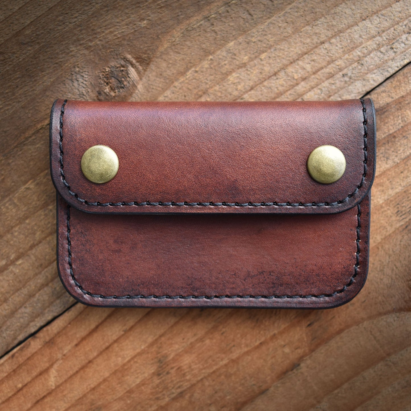 KENNETH - Snap Wallet w/ Zipper Pouch