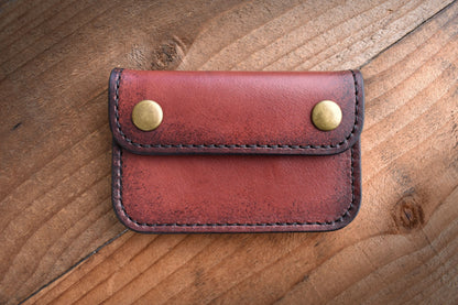 KENNETH - Snap Wallet w/ Zipper Pouch