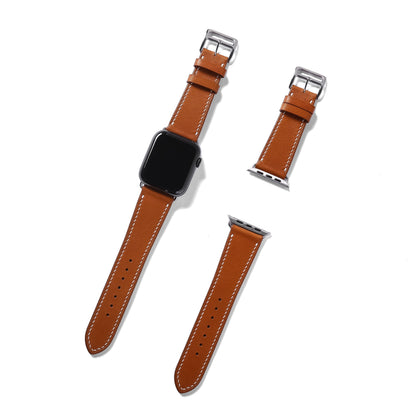 Handcrafted BA09.50 Genuine Leather Strap for Apple Watch and Traditional Watches