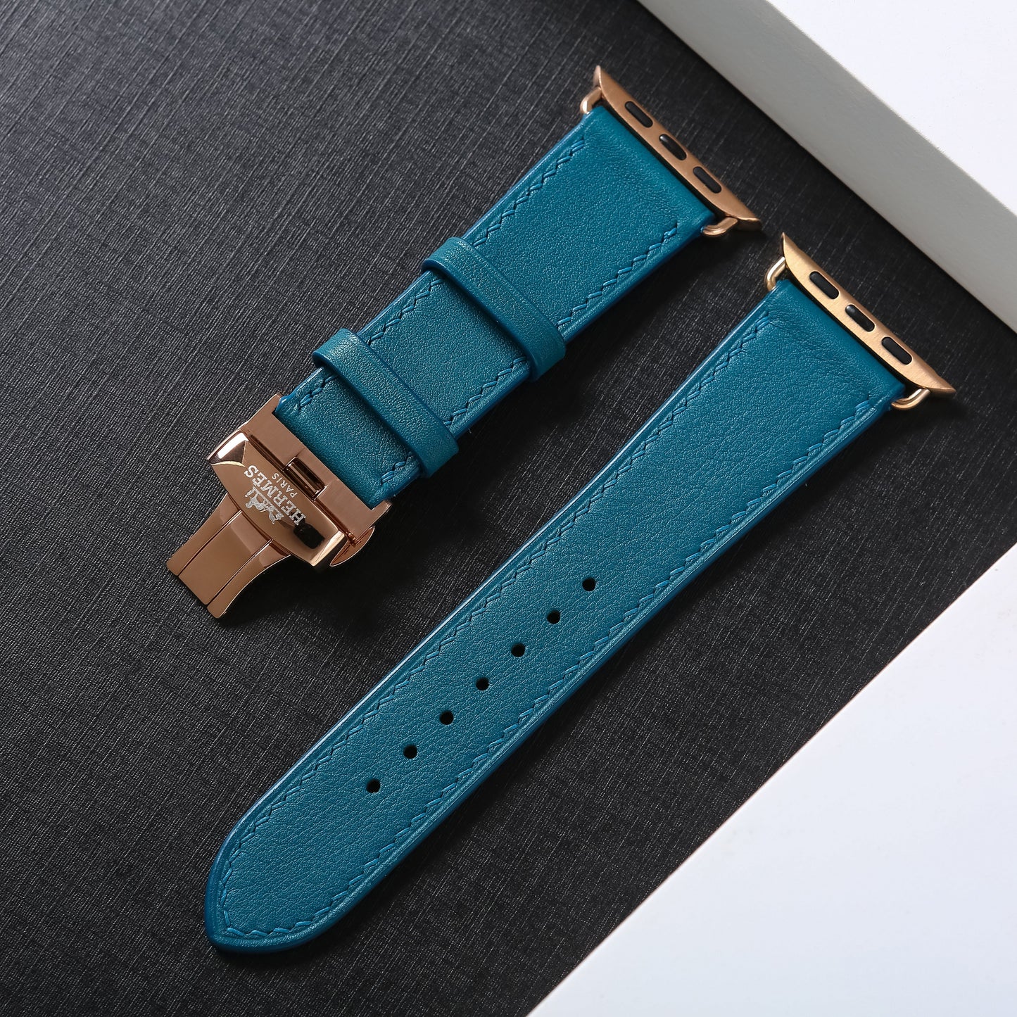 Watch Strap Swift Leather for Apple Watch, Mechanical Watch