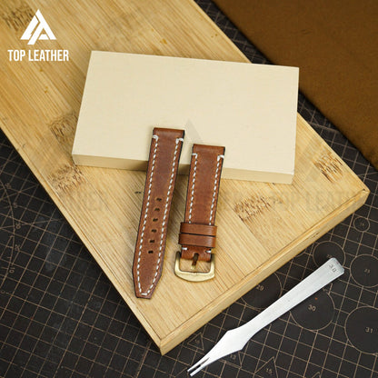 Timeworn Waxed Leather Strap