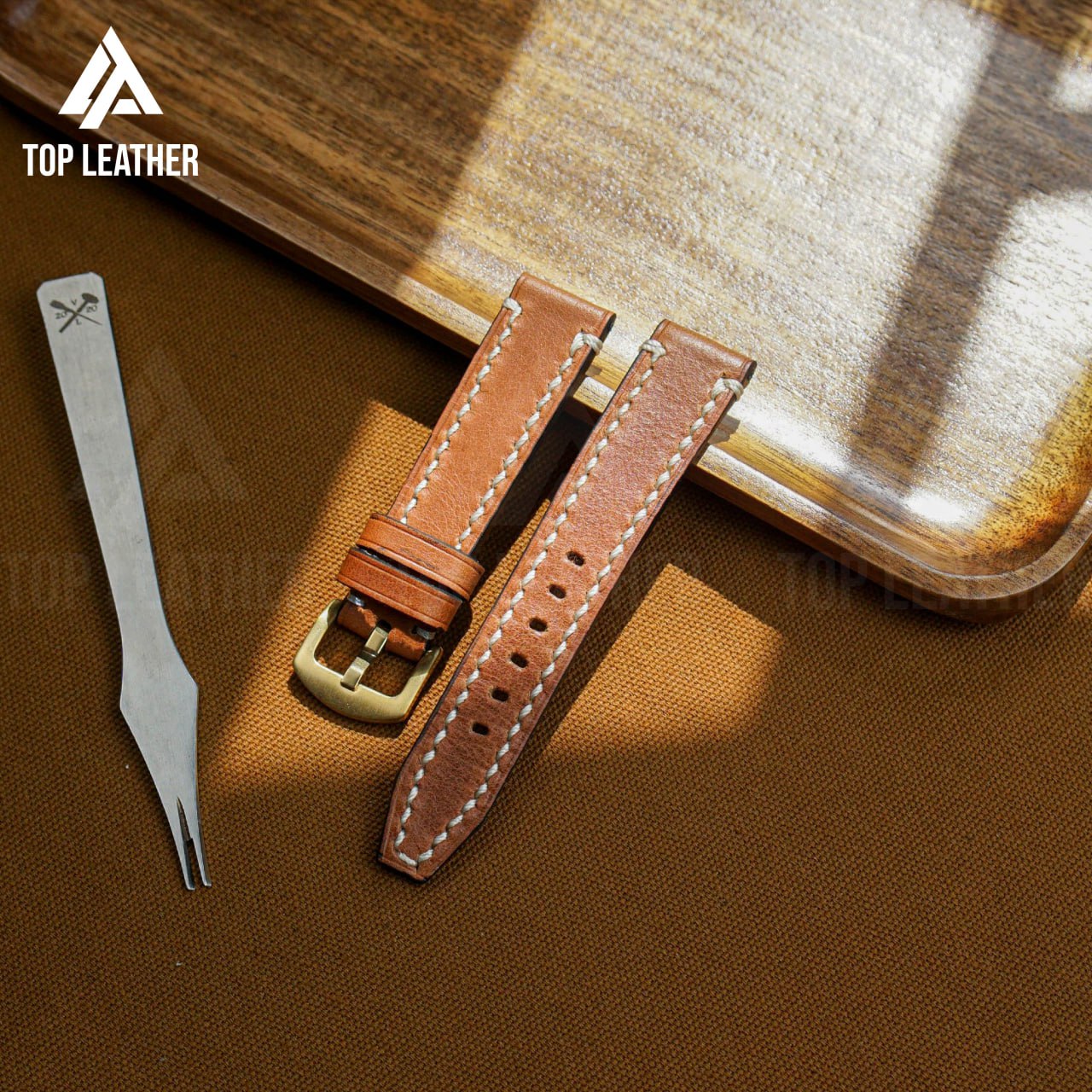 Timeworn Waxed Leather Strap